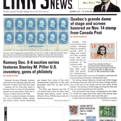 Linn's Stamp News Weekly Magazine