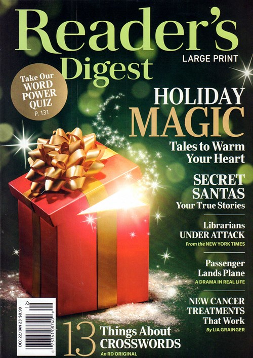 Reader's Digest Large Print Edition Magazine