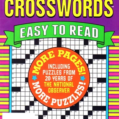 The National Observer Book of Crosswords Magazine