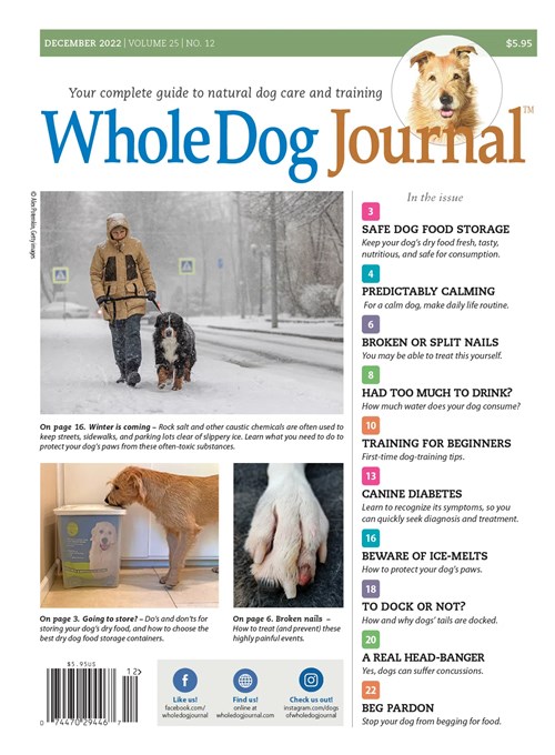 Whole Dog Journal Magazine